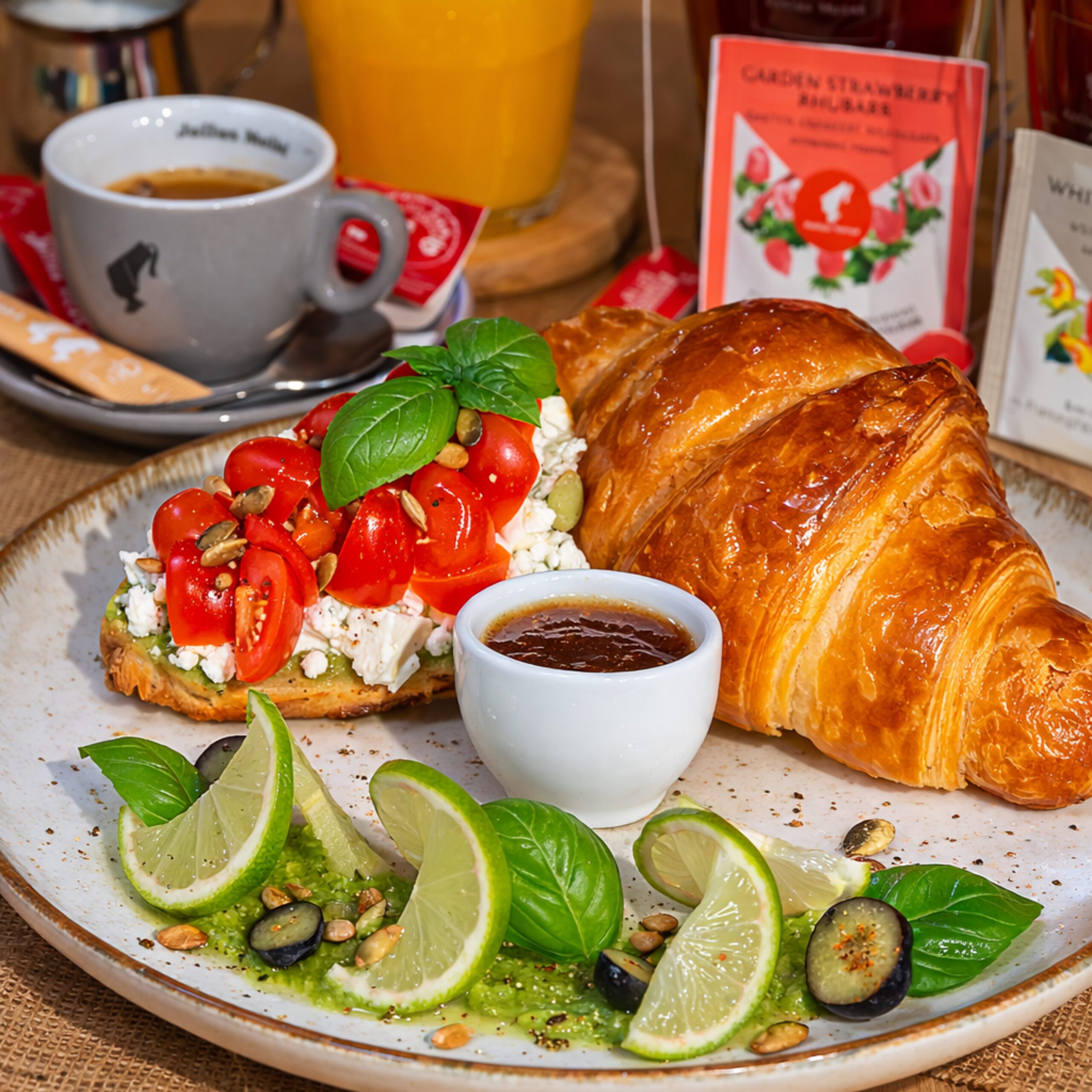 Avokádós croissant